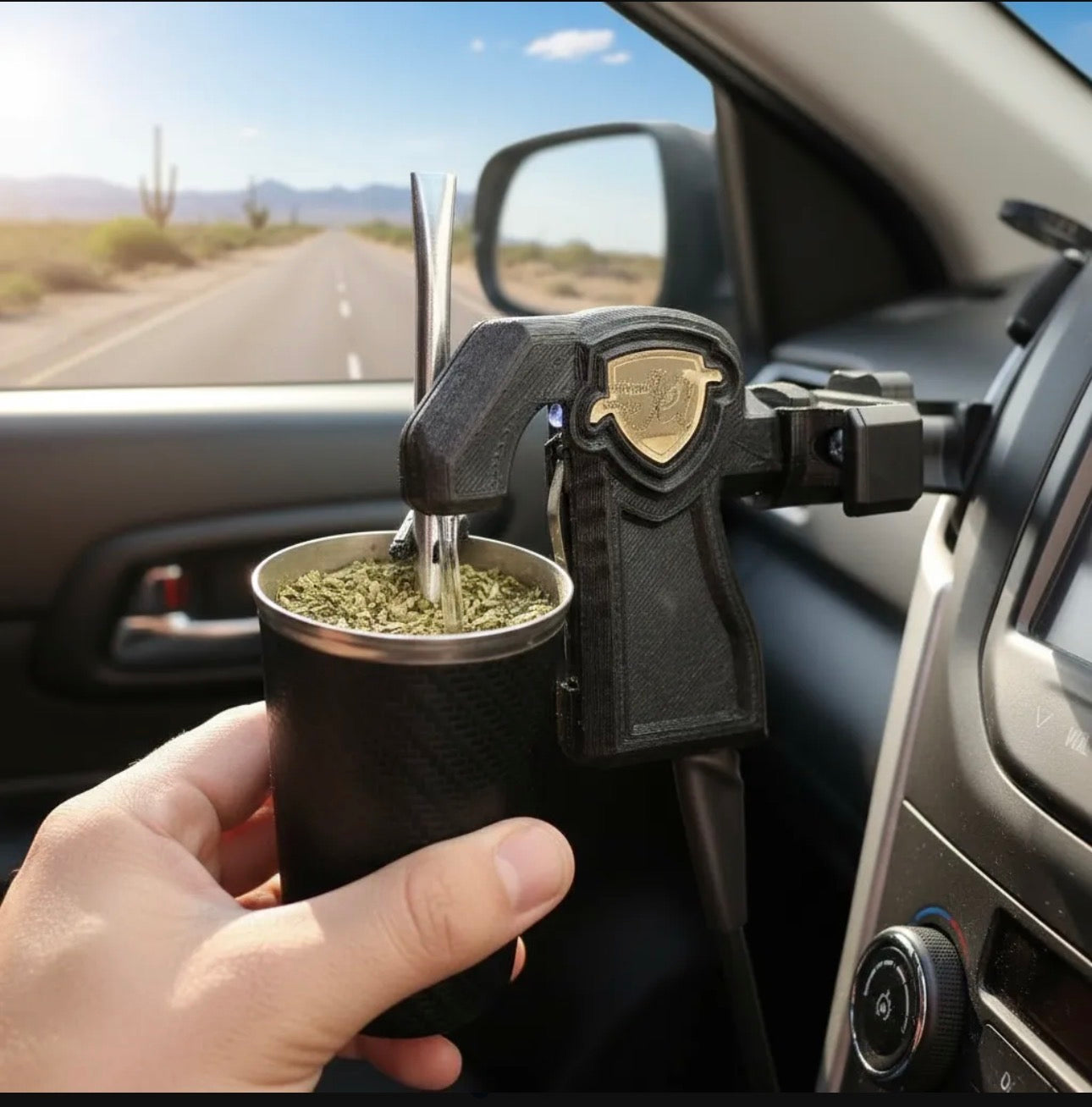 Garrafa Tereré Jet Stanley Black 7,5 L com Bateria Recarregável