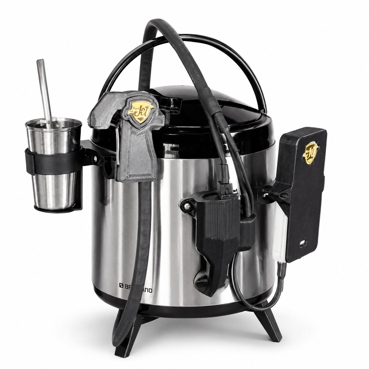 Garrafa Térmica Tereré Jet Inox  6 L Com Bateria