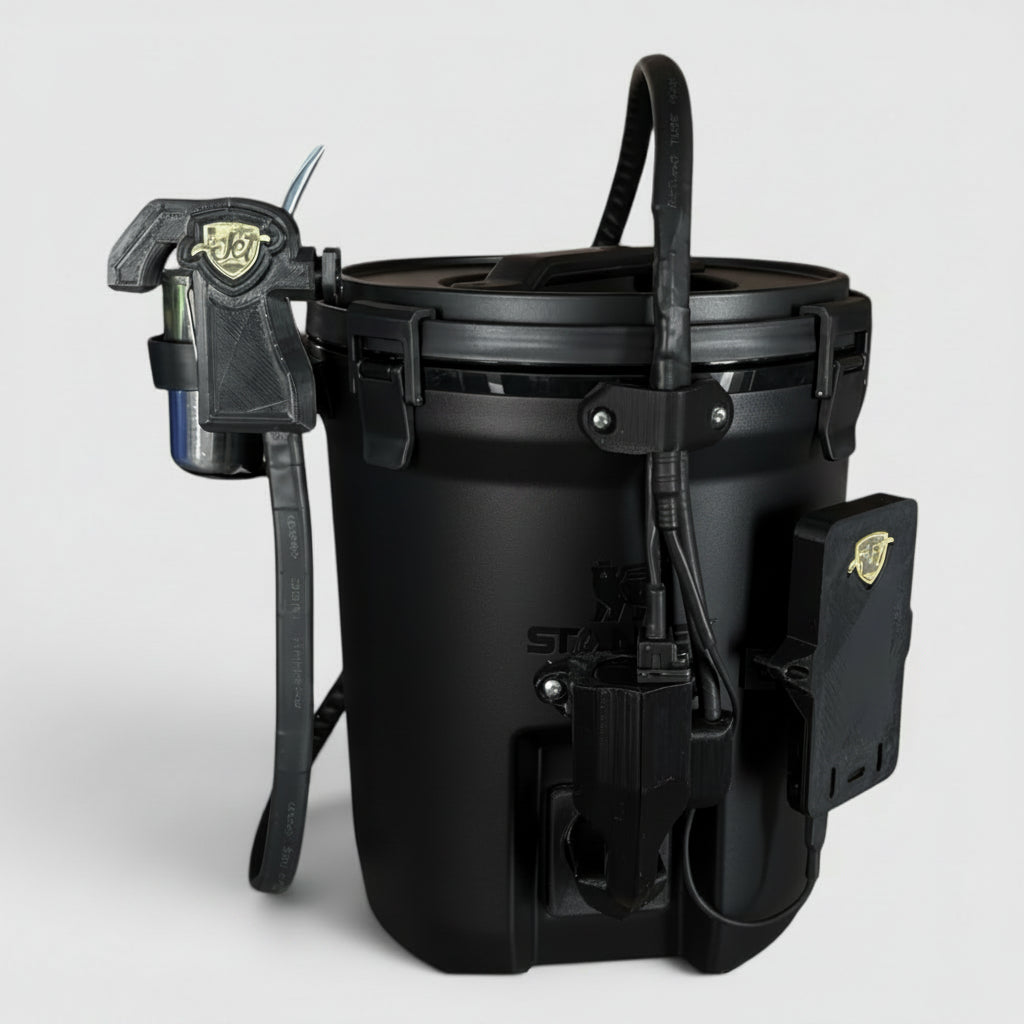 Garrafa Tereré Jet Stanley Black 7,5 L com Bateria Recarregável