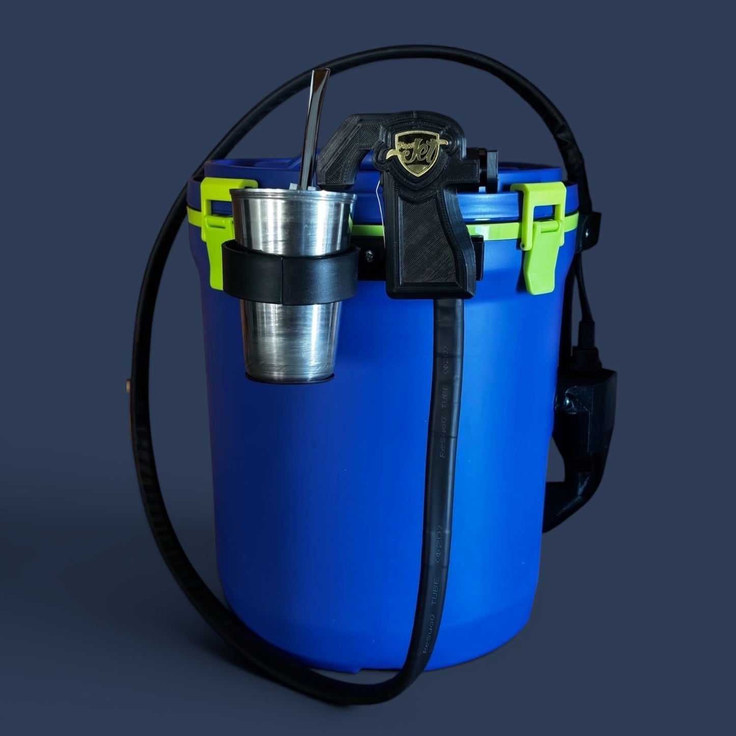 Garrafa Tereré Jet Stanley Azul Royal 7,5 L com Bateria Recarregável