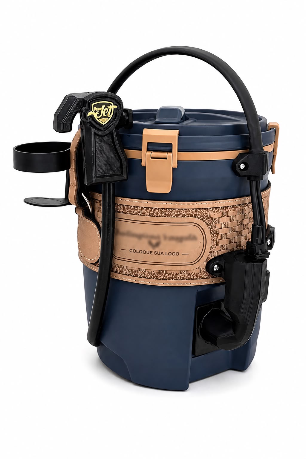 Garrafa Tereré Jet Stanley 7,5 Litros + Cinta de Couro Personalizada