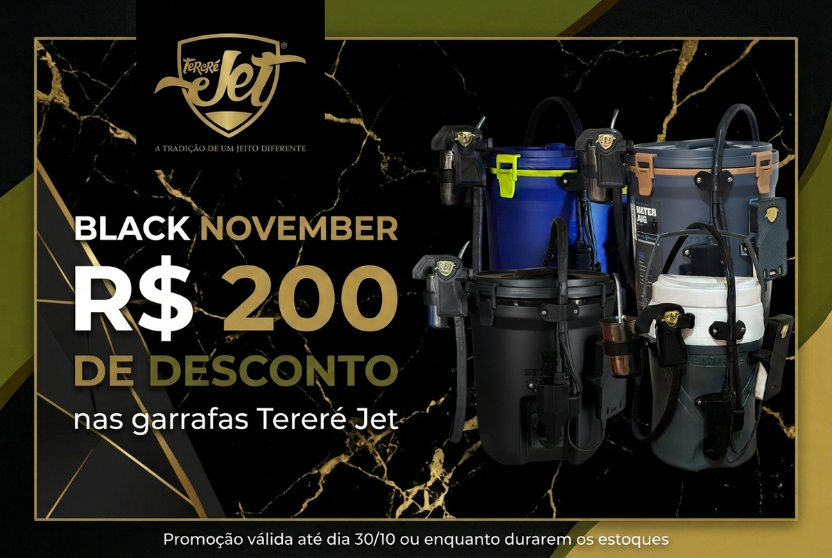 Banner Black November com as garrafas preta e azul-petróleo nas posições corrigidas